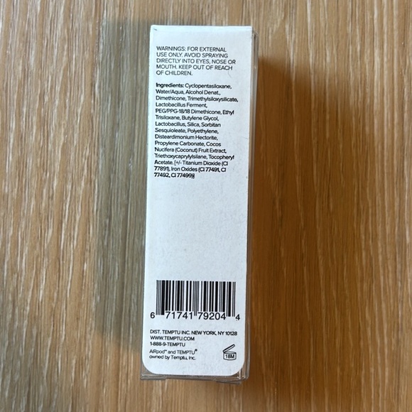 NEW TEMPTU SilkSphere Airbrush Foundation shade 4W SAND .25 fl oz - Picture 3 of 4